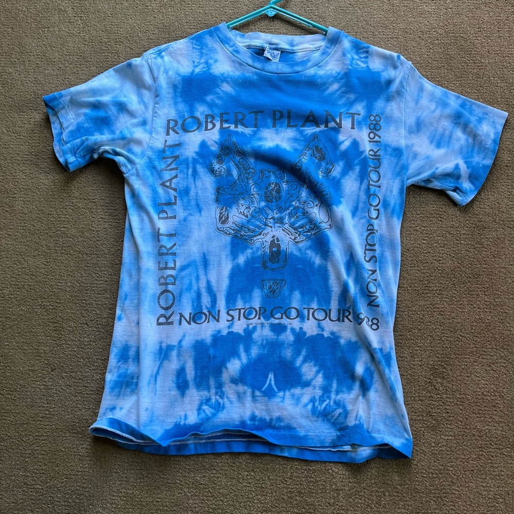 Led Zeppelin Robert Plant Official concert shirt from the 1988 Non Stop Go Tour